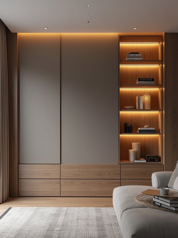 voice activated hidden storage solutions