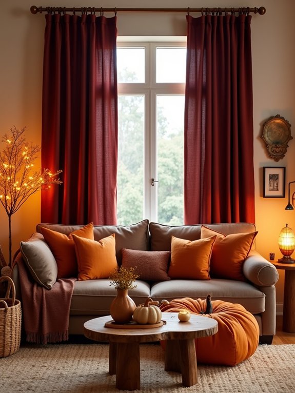 warm autumn color transformation