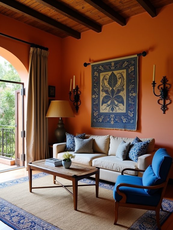 warm inviting mediterranean hues