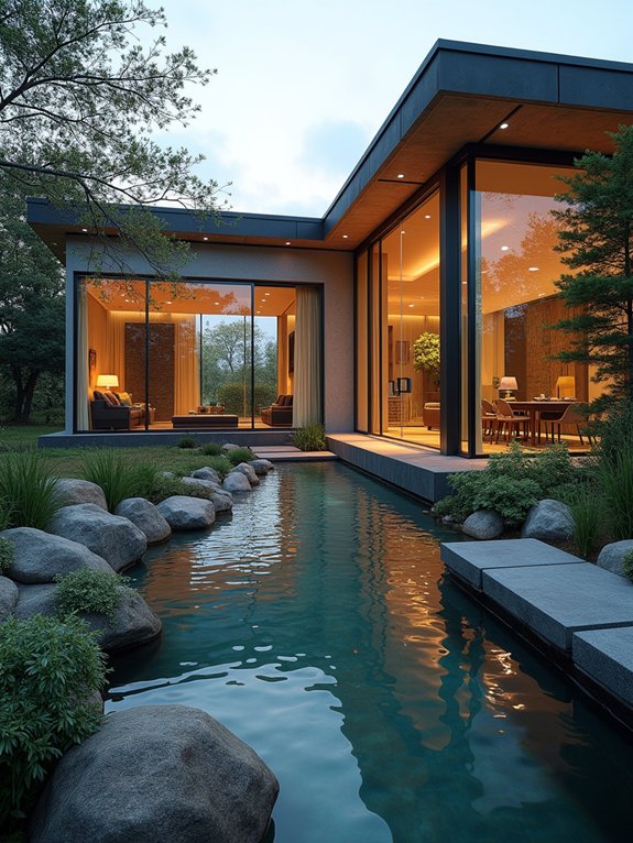 water features enhancing transparency