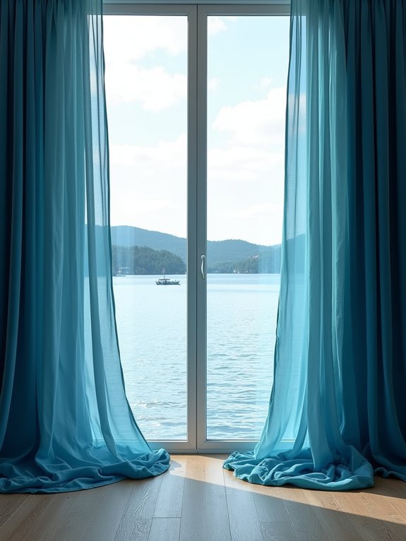 wave inspired window treatments