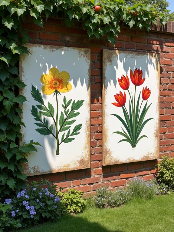 weather resistant outdoor canvas art