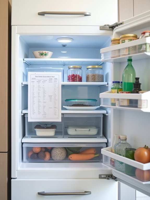 weekly fridge cleaning routine