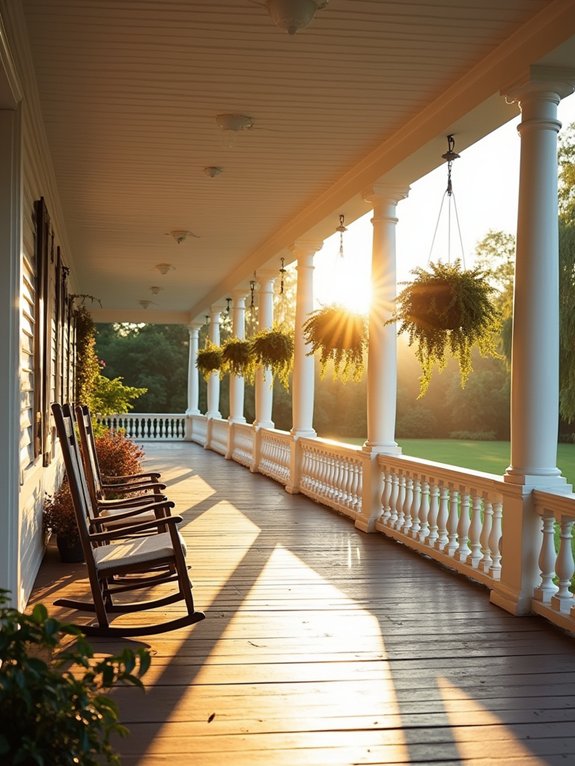 welcoming outdoor living space