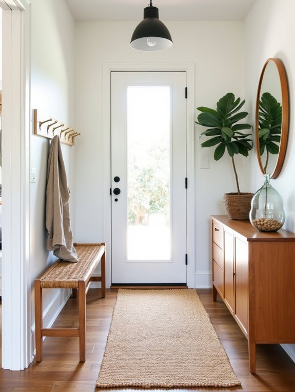 welcoming stylish personal entryway
