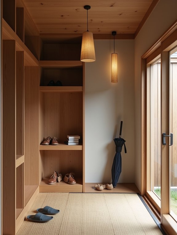 welcoming traditional japanese entryway