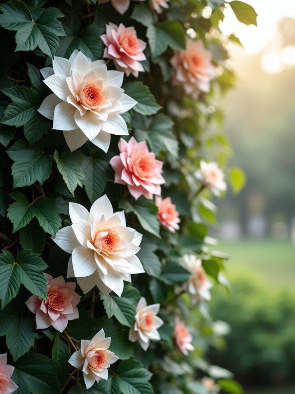 whimsical secret garden installation