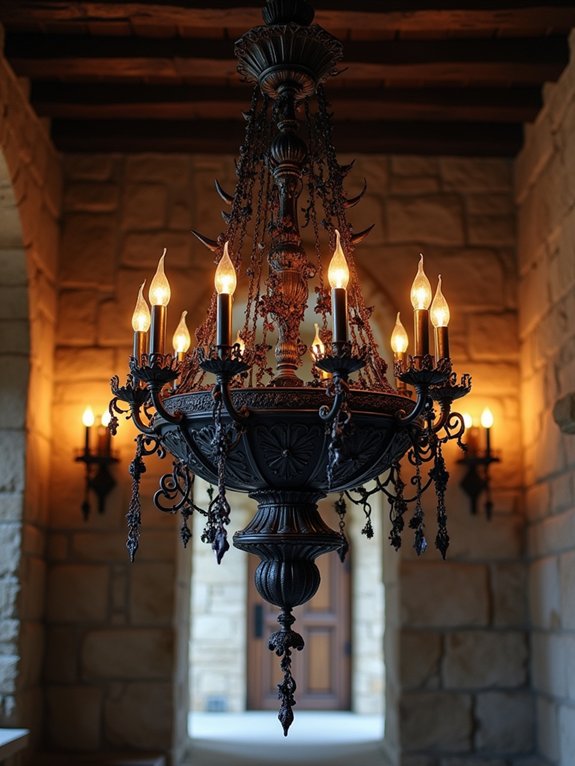 wrought iron lighting elegance