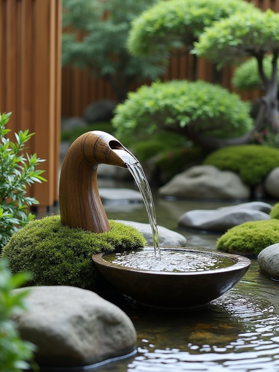 zen bamboo water features