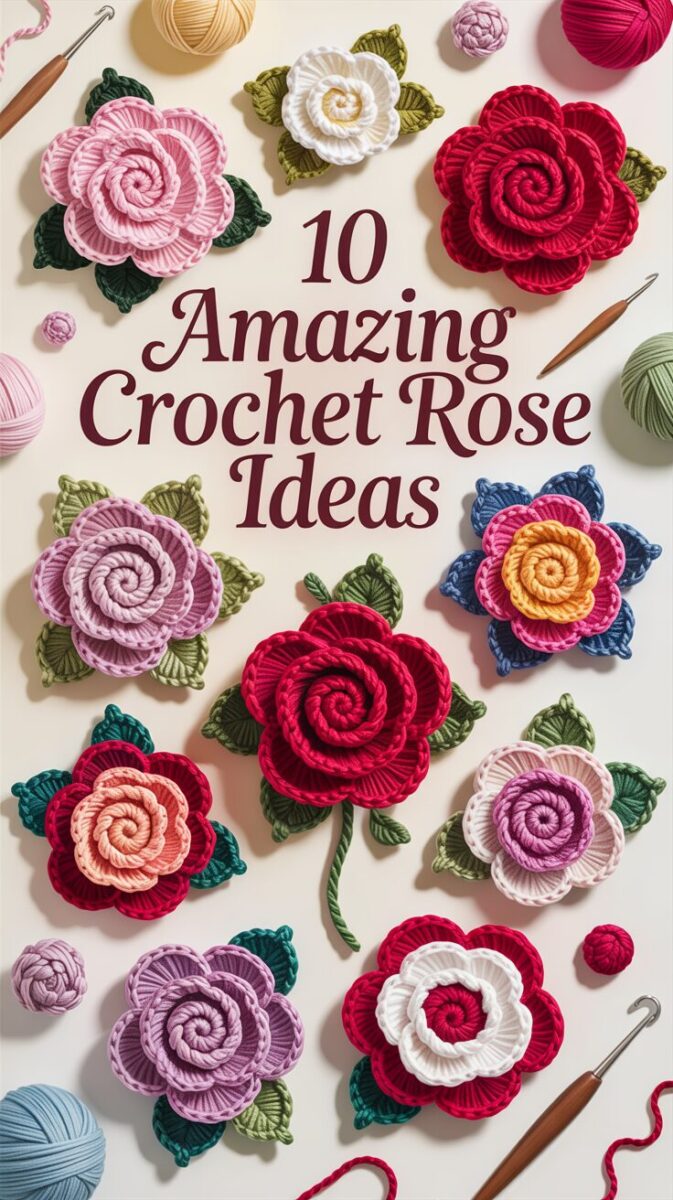 Crochet Rose Ideas