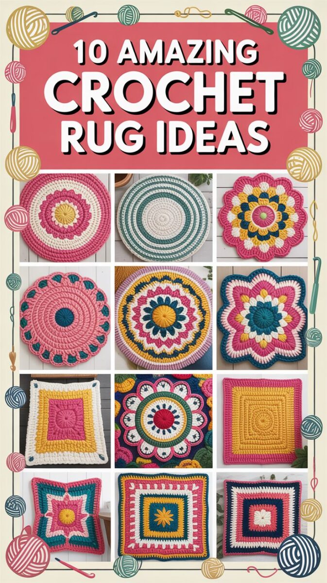Crochet Rug Ideas