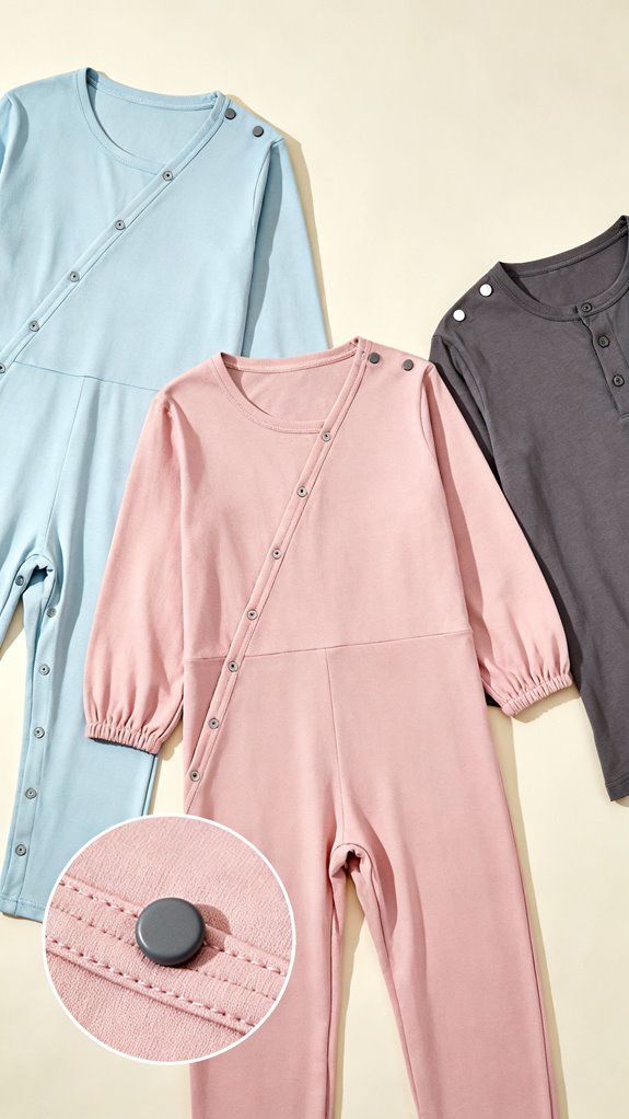 adaptive pajamas with magnets