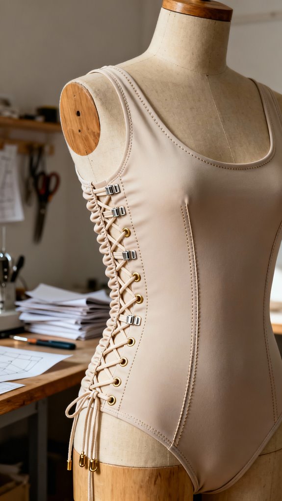 adjustable elastic bodysuit design