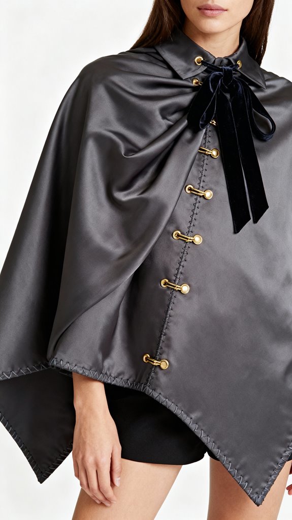 adjustable short cape design