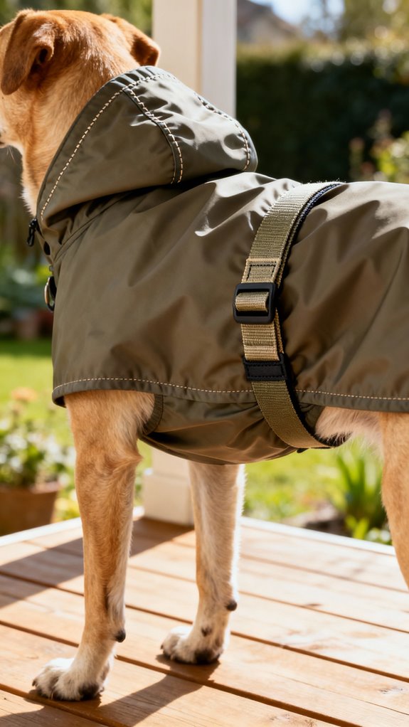 adjustable velcro strap coat