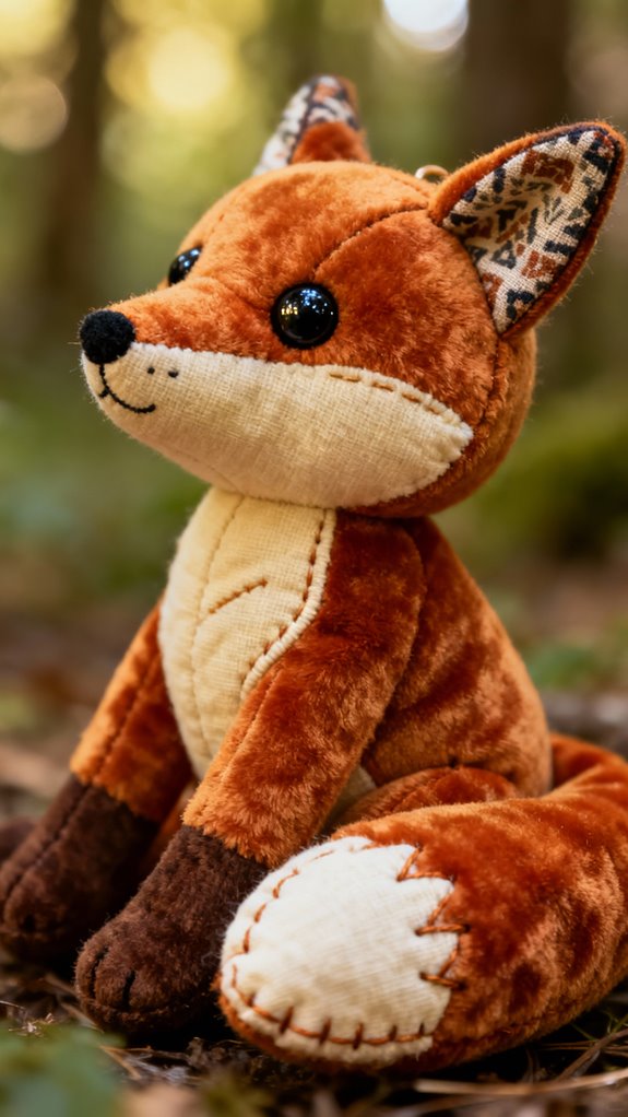 adorable fox softie tutorial