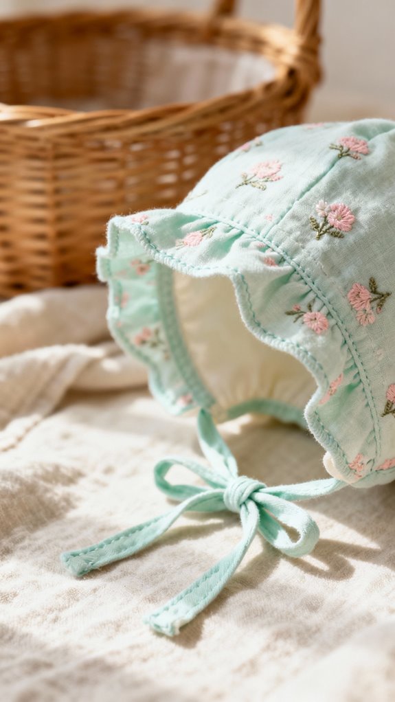 adorable reversible sun bonnet