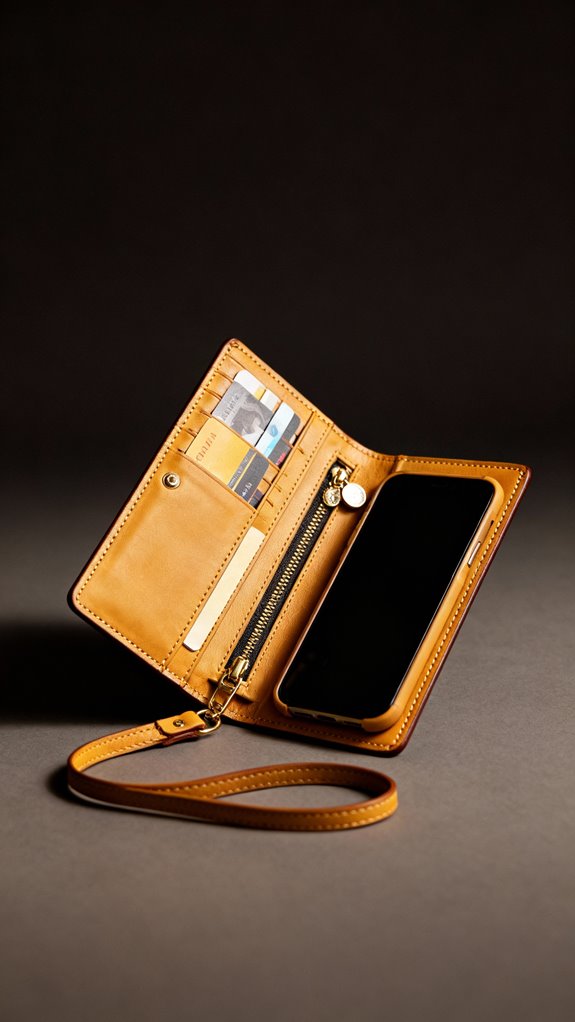 all in one clutch wallet design