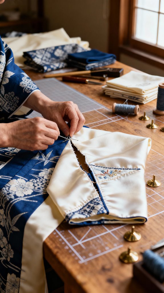 asaka kimono split sleeves