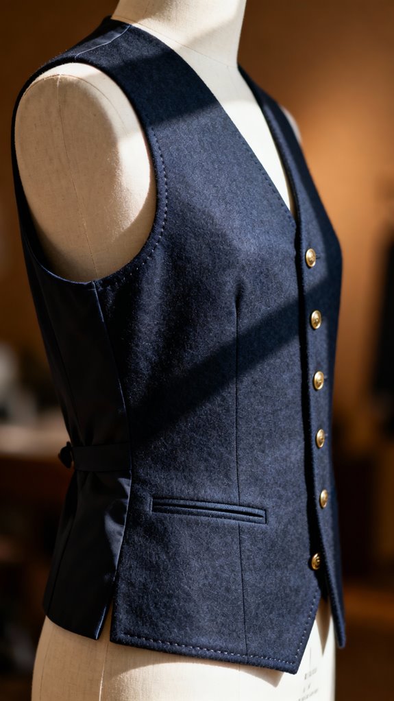 back darts for tailored fit