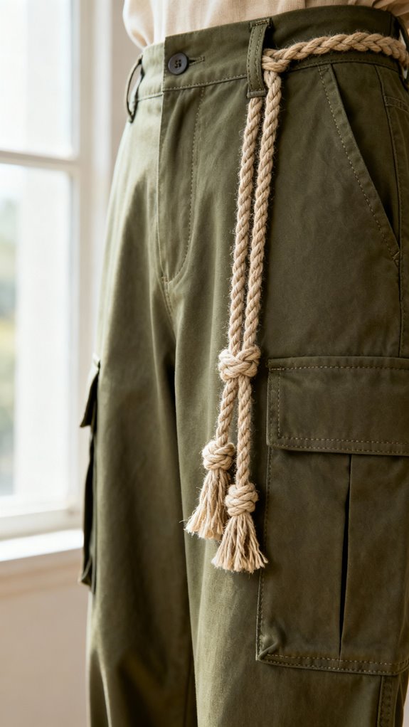 baggy cargo pants design