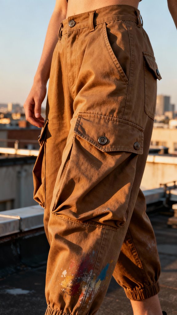 baggy pants with cargo pockets