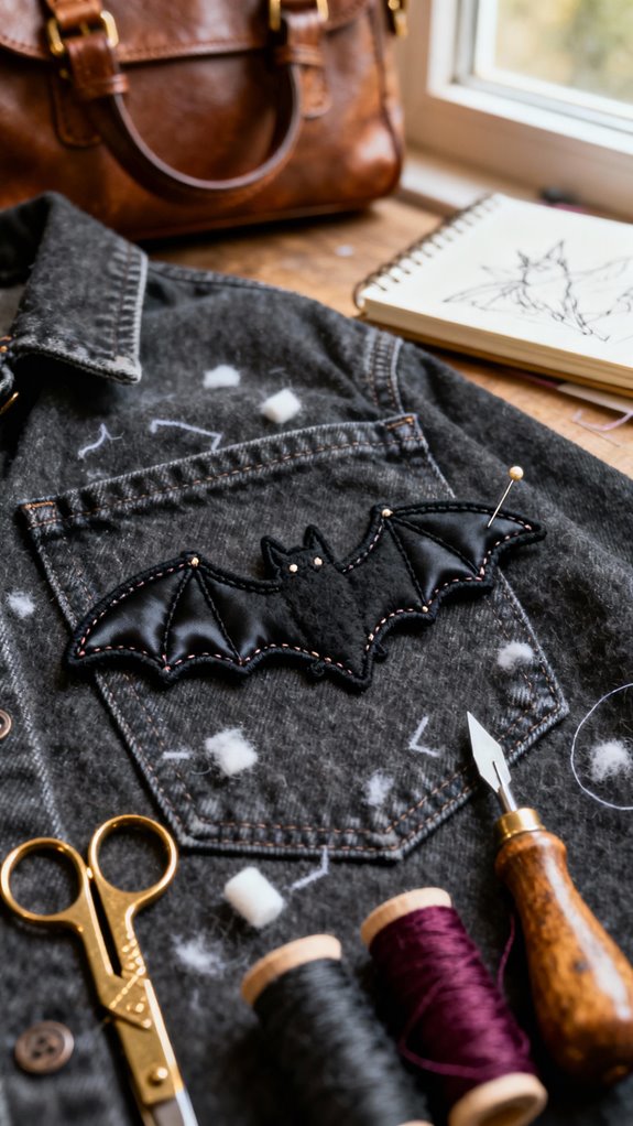 bat appliqu for transformation