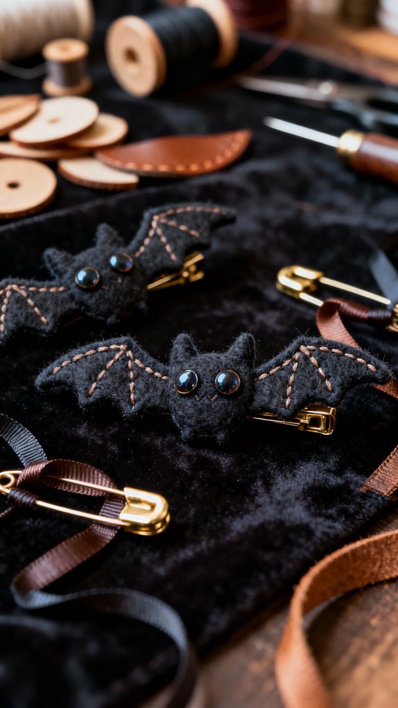 bat shaped hair accessories