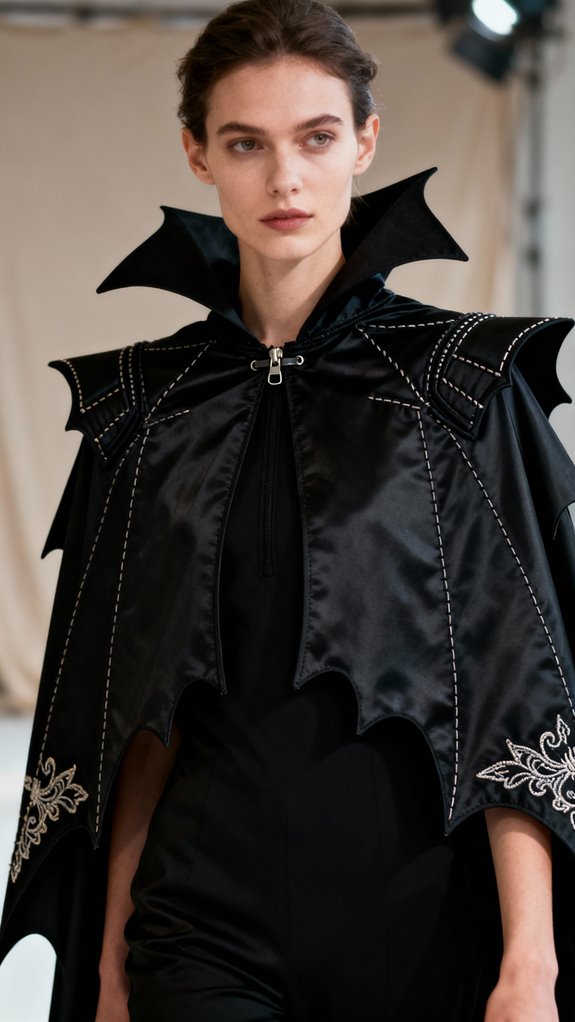bat wing cape tutorial