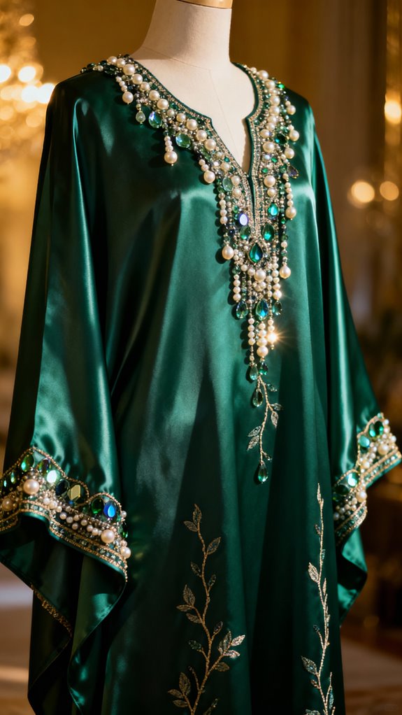 beaded evening kaftan transformation