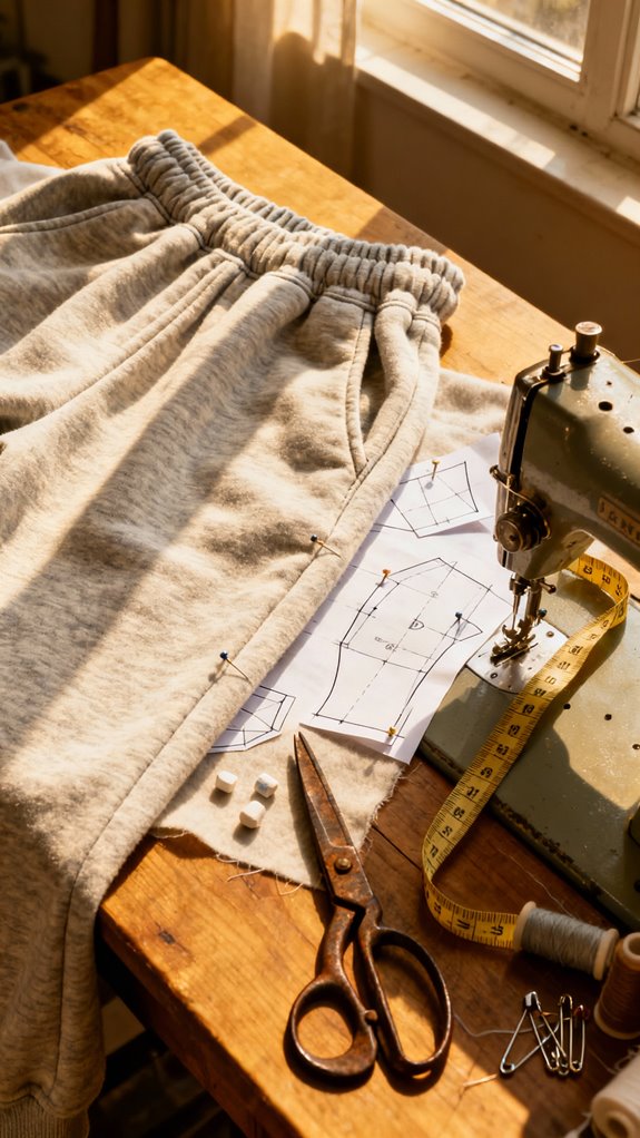beginner baggy sweatpants pattern