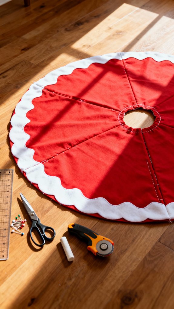 beginner circle skirt tutorial