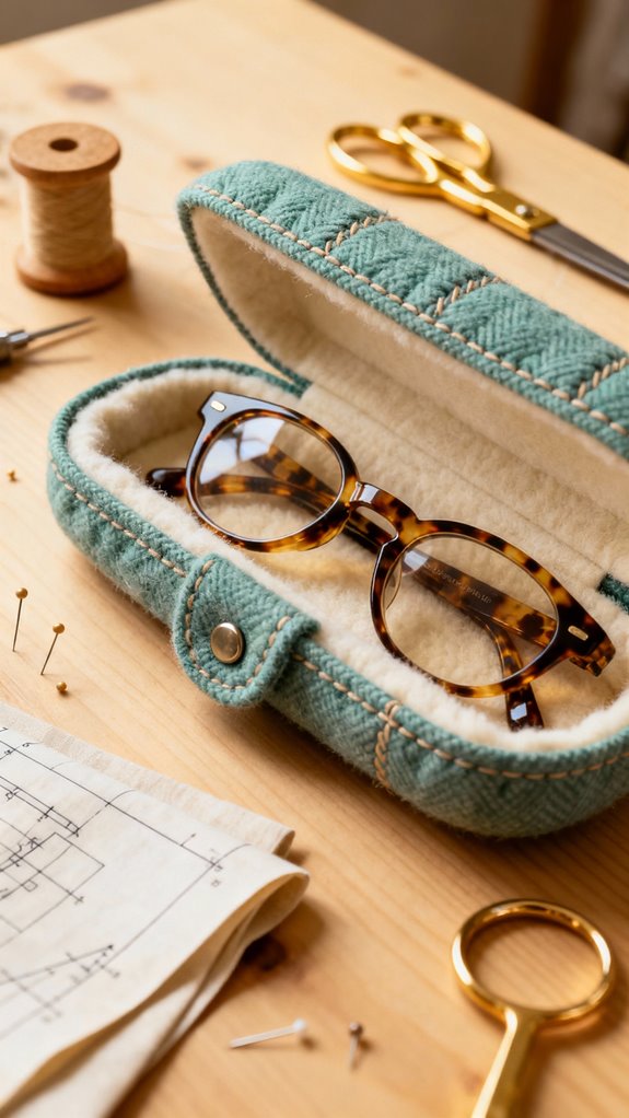 beginner friendly glasses case project