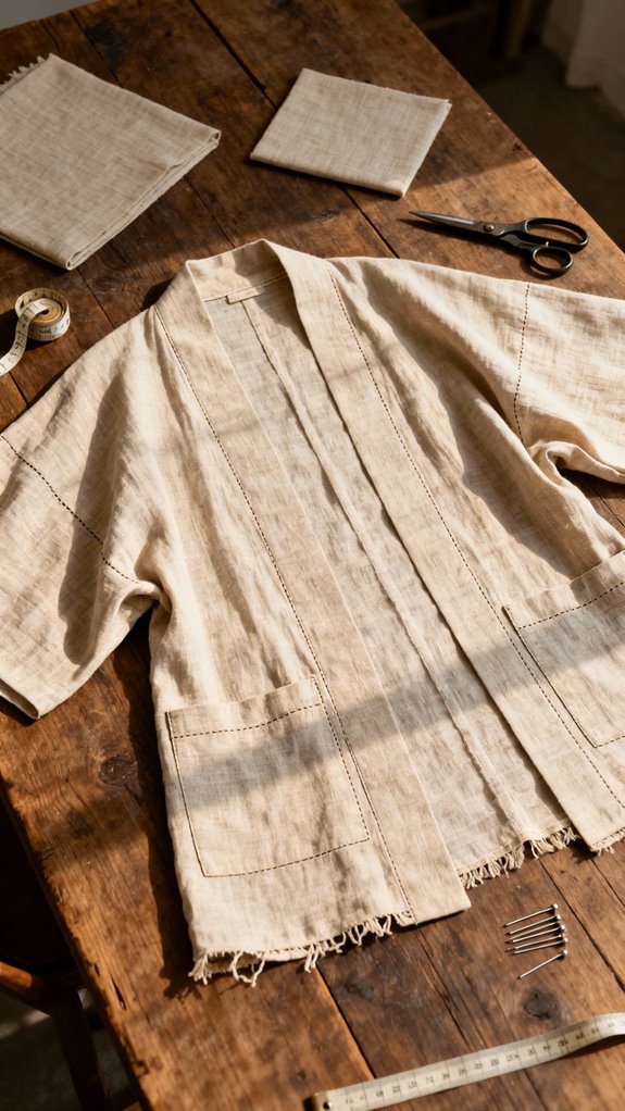 beginner friendly kimono cardigan
