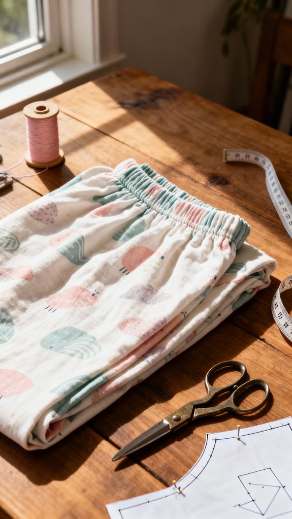 beginner friendly pajama pants sewing