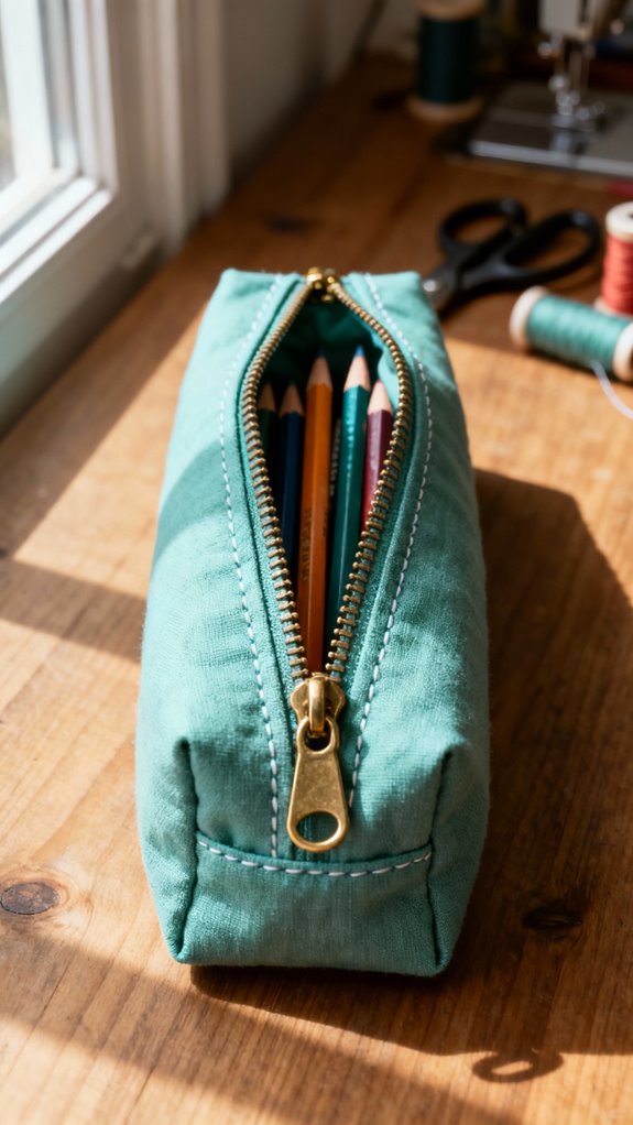 beginner friendly pencil case project
