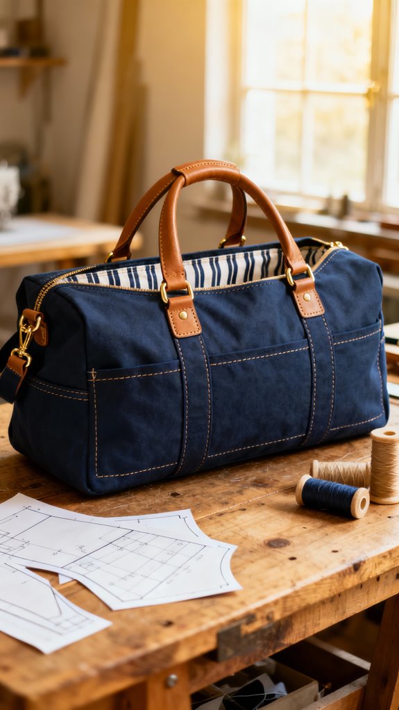 beginner friendly rectangular duffle