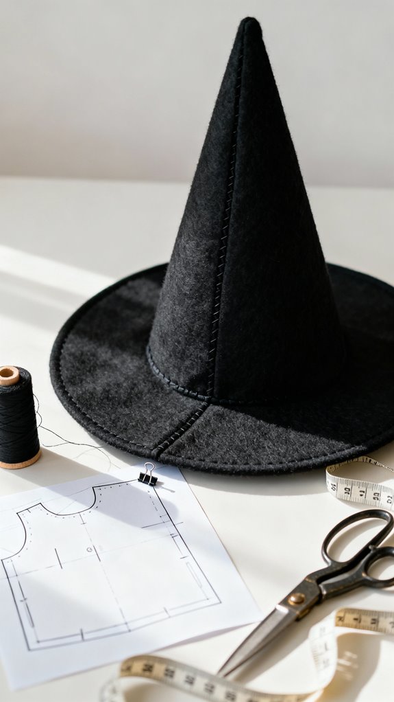 beginner friendly witch hat pattern