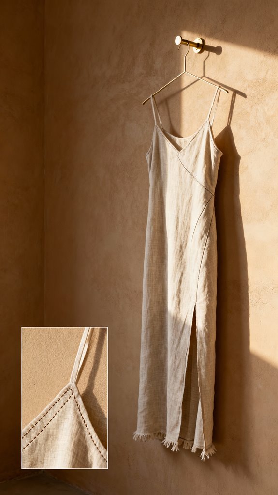 bias cut minimalist slip dress