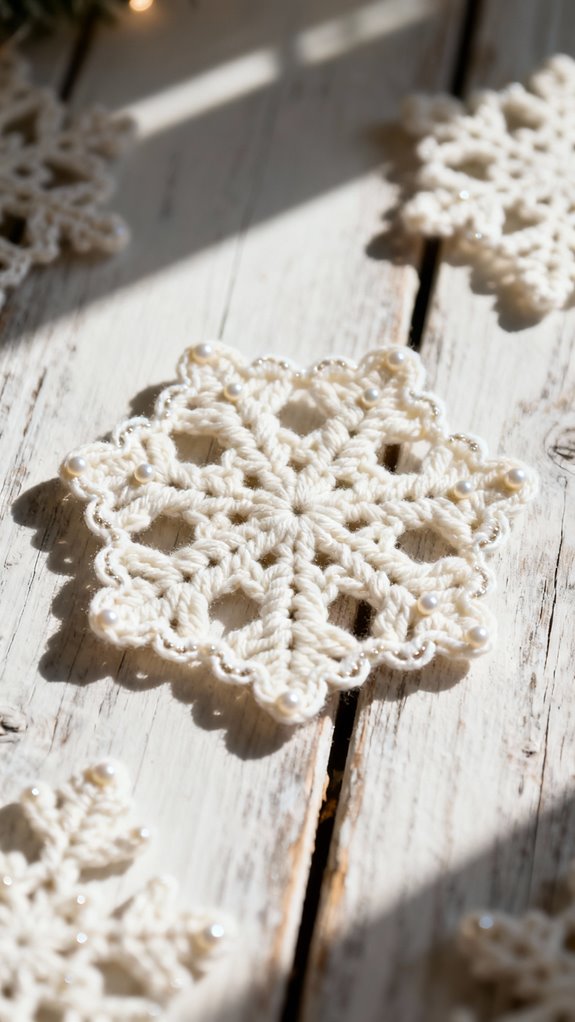 bold architectural snowflake design
