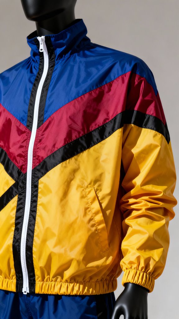 bold sporty windbreaker design