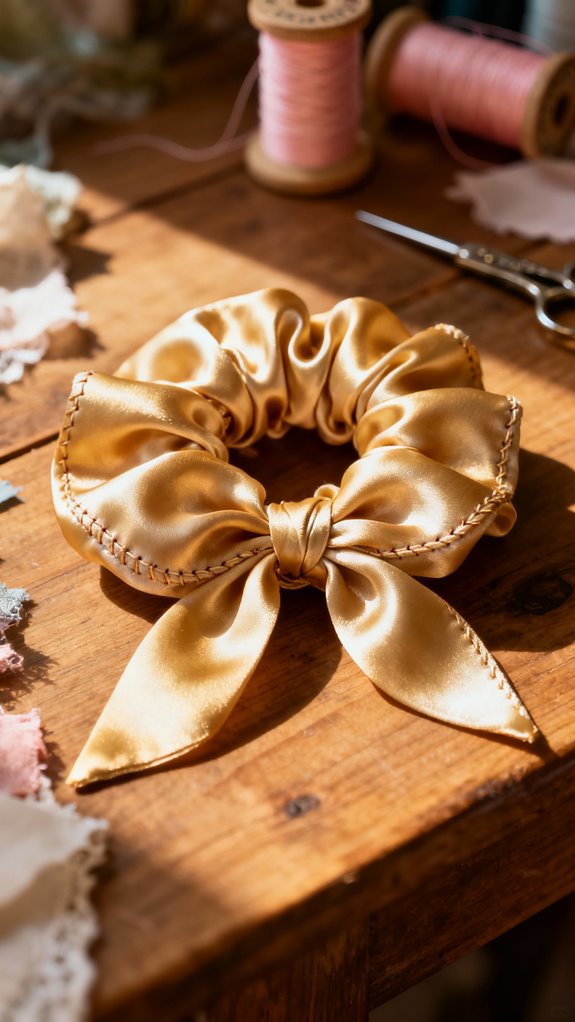 bow scrunchies sewing tutorial