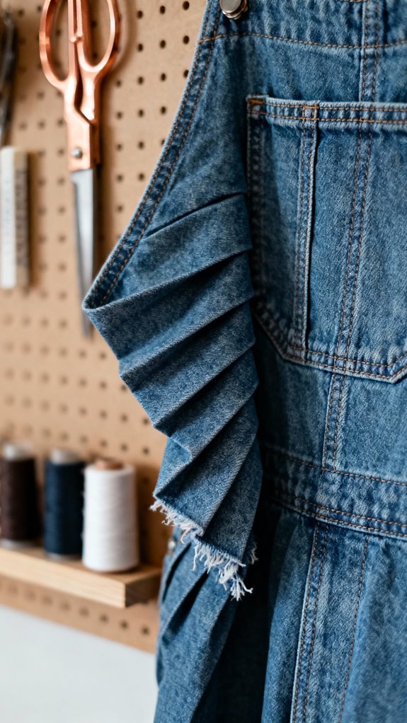 box pleats add fullness