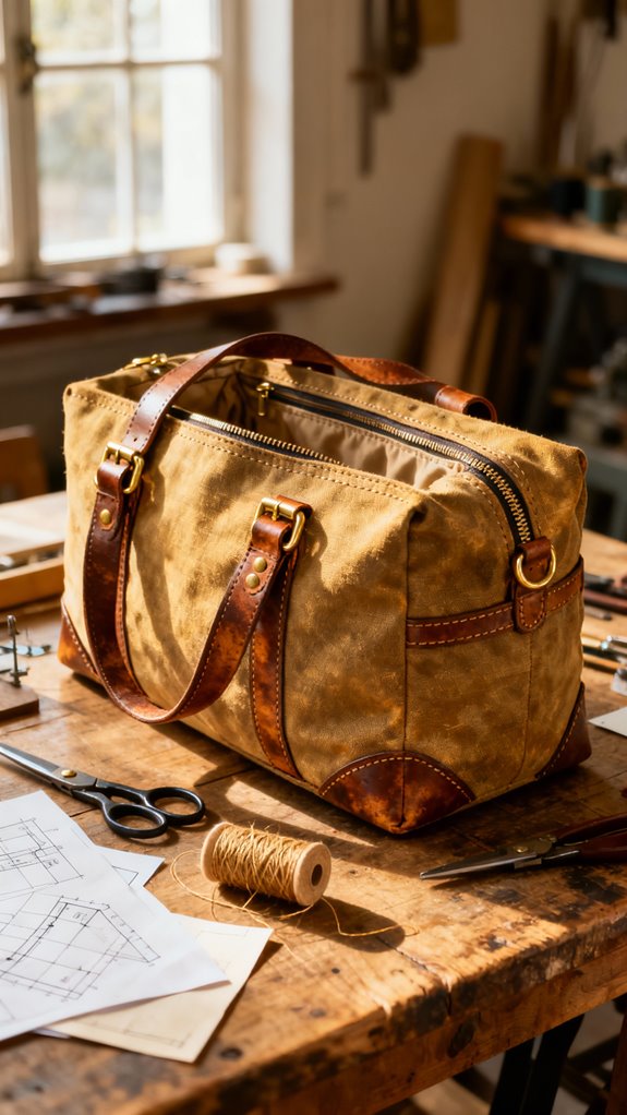 boxy duffle bag construction tips