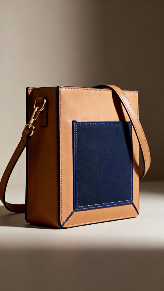 boxy structured crossbody bag