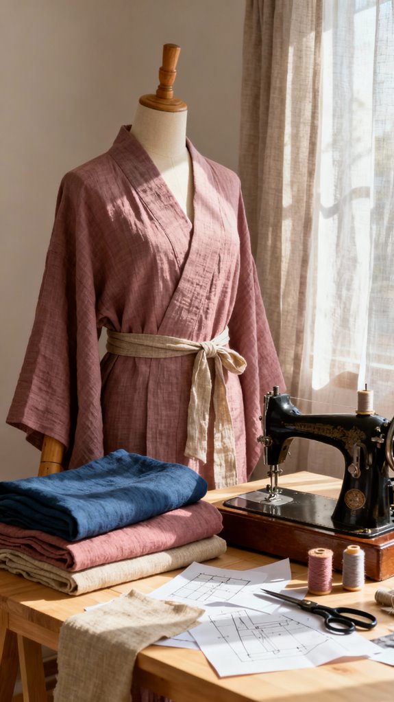 breathable summer kimono fabrics