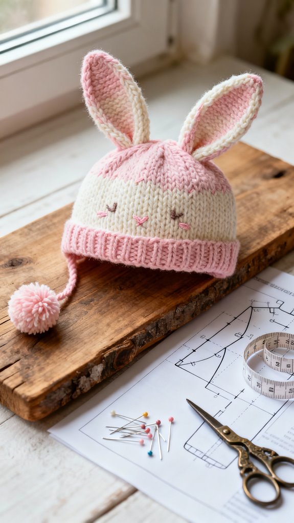 bunny ear hat pattern