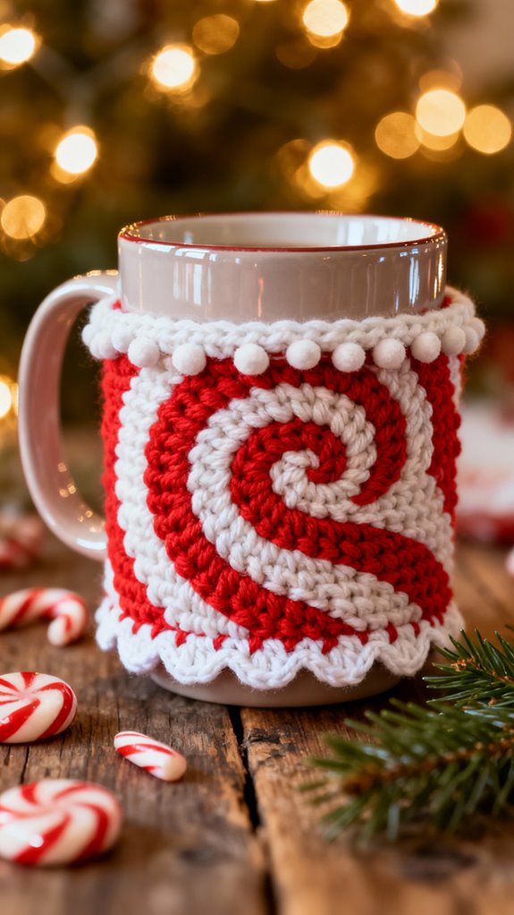 candy cane holiday cozy
