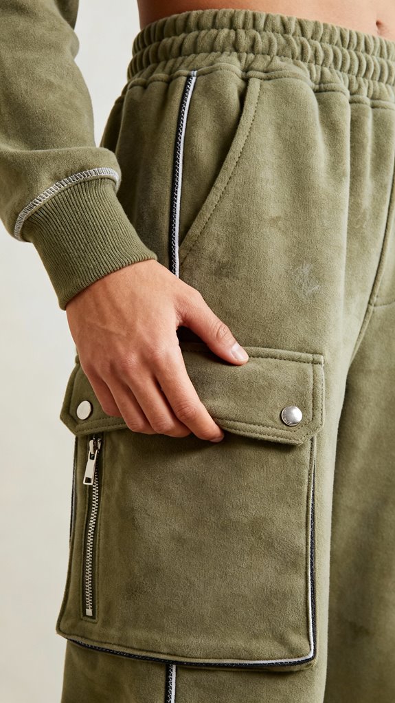 cargo sweatpants with pockets