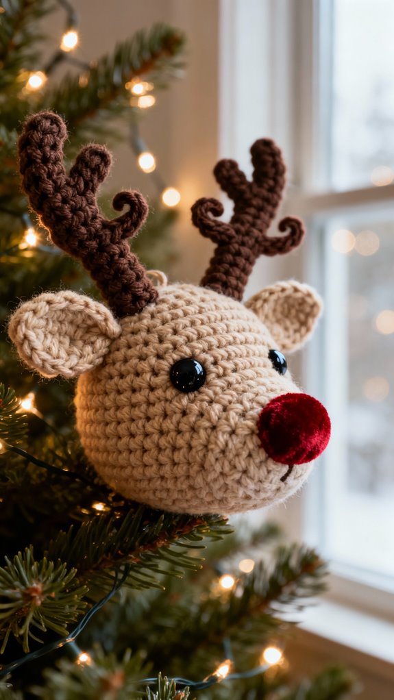 charming reindeer ornament pattern